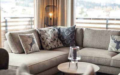 Accommodation:&nbsp;Penthouse mit 3 Schlafzimmern & Kamin 400.5