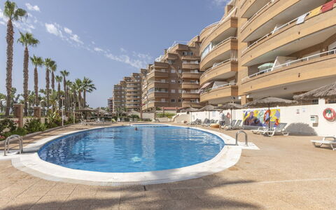 Apartamento 1Ra Línea Marina D'Or: White, Number, Screenshot