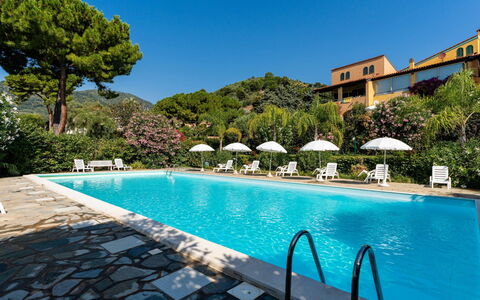 Ventimiglia 638: Sky, Property, Furniture, Table, Azure, Chair, Building, Window, Shade, Architecture