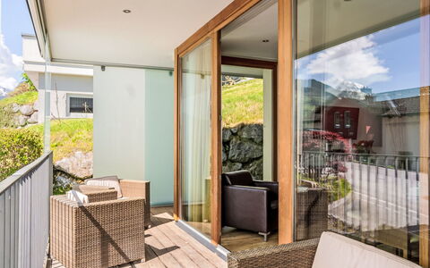 Kaprun 280: Furniture, Plant, Chair, Shade, Building, Cloud, Wood, Interior Design, Window, Table