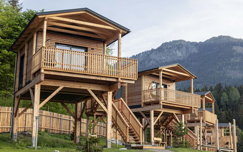 Premium Baumhaus mit 1 Schlafzimmer: Sky, Snow, Mountain, Nature, Natural Landscape, Slope, House, Building, Freezing, Rural Area