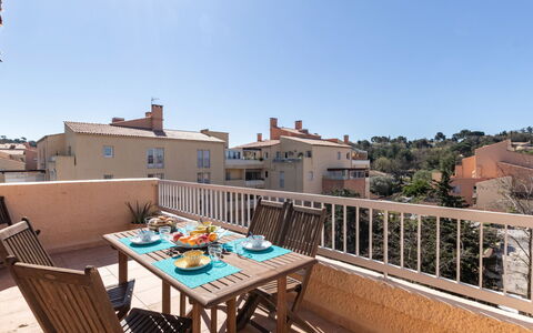 Accommodation:&nbsp;Les Roches Bleues 105.1