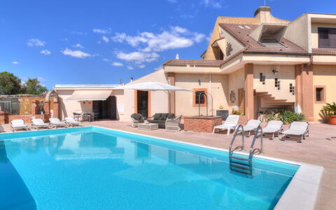 Smeraldo: Sky, Cloud, Water, Property, Building, Plant, Swimming Pool, Azure, Chair, House
