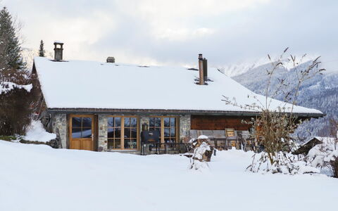 Chalet Pierre Fleur: Plant, Water, Property, Furniture, Building, Table, Window, Azure, Chair, Interior Design