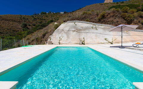 Las Vistas: Water, Sky, Property, Swimming Pool, Blue, Green, Azure, Plant, Building, Rectangle