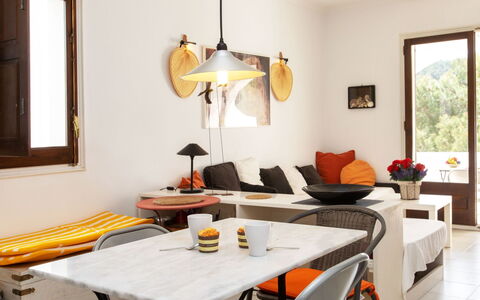 Edifici Port del Rei: Plant, Water, Property, Furniture, Building, Table, Window, Azure, Chair, Interior Design