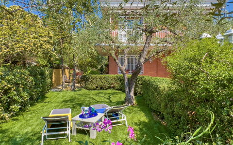 Villa La Rodina - Diano Marina: Plant, Property, Plant Community, Botany, Nature, Leaf, Outdoor Bench, Outdoor Furniture, Tree, Vegetation