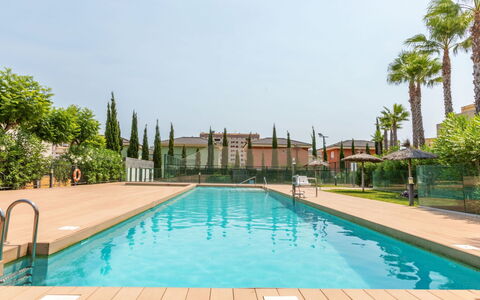 Residencial Oropesa - la Concha: Swimming Pool, Resort, Outdoor Furniture, Eco Hotel, Shade, Landscaping, Garden, Hacienda, Hotel
