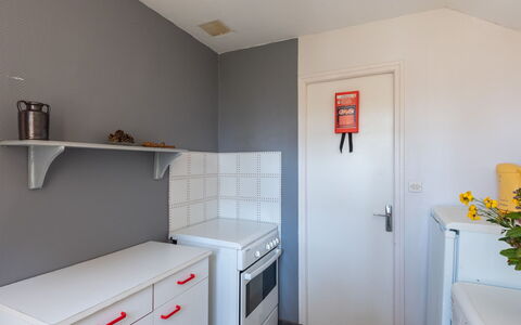 Villa la Fourmi: Property, Cabinetry, Building, Orange, Interior Design, Flooring, Architecture, Wood, Floor