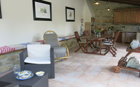 Castellaio: Furniture, Table, Picture Frame, Building, Interior Design, Chair, Living Room, Wood, Floor, Flooring