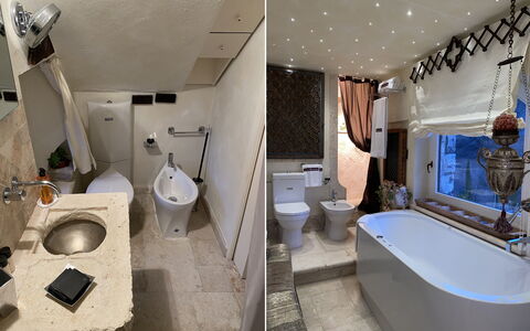 Villa Vetice: Plumbing Fixture, Building, Tap, Property, Bathtub, Bathroom Sink, Sink, Mirror, Toilet, Bathroom