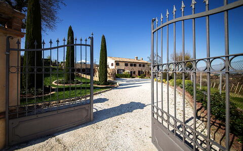 Villa Edelweiss: Sky, Plant, Daytime, Property, Azure, Fence, Infrastructure, Grass, Sunlight, Road Surface
