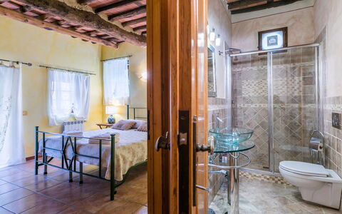Santa Margherita: Property, Furniture, Interior Design, Sink, Wood, Floor, Plumbing Fixture, Bathroom, Flooring, Tap