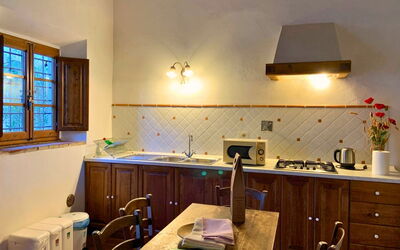 Le Fonti 14: Interior Design, Wood, Flooring, Ceiling, Kitchen, Room, Furniture, Floor, Lighting, Countertop