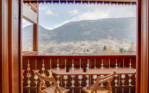 Saint Gervais 185: Sky, Furniture, Property, Window, Cloud, Wood, Interior Design, Mountain, Building, Shade