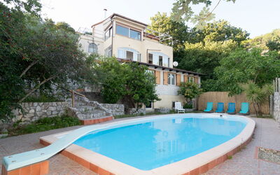 Massa Lubrense 152: Water, Plant, Building, Property, Sky, Swimming Pool, Azure, Tree, Shade, Window