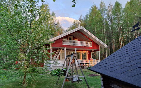 Koivulahden Reinola: Wood, Cottage, Log Cabin, Forest, Shed, Garden Buildings, Larch, Woodland, Wood Stain