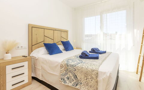 Montse: Furniture, Bed, Interior Design, Bedroom, Flooring, Floor, Bed Sheet, Bedding, Wood, Room
