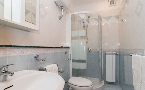 Nataly Country House: Mirror, Plumbing Fixture, Sink, Property, Tap, Bathroom Sink, Building, Bathroom, Interior Design, Purple