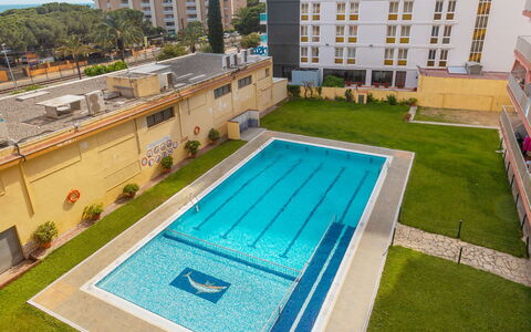Nemesis: Water, Plant, Window, Building, Property, Swimming Pool, Azure, Tree, Condominium, Urban Design