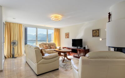 Le Belvédère D1.4 500.8: Furniture, Property, Couch, Table, Building, Comfort, Chair, Interior Design, Wood, Living Room