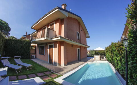 Villa Dei Castagni: Sky, Building, Plant, Property, Window, Water, Tree, House, Architecture, Interior Design