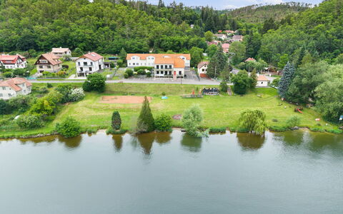 Zupanovice 100: Furniture, Outdoor Furniture, Chair, Garden, Backyard, Shade, Yard, Landscaping, Eco Hotel, Outdoor Table