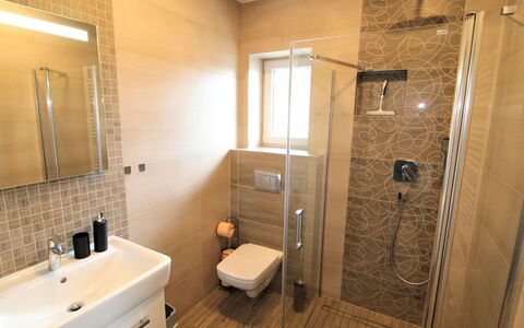 Zupanovice 100: Tap, Plumbing Fixture, Sink, Mirror, Property, Bathroom Sink, Bathroom, Lighting, Shower Head