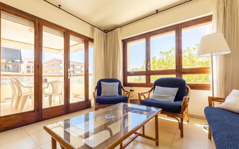 Antina Mar: Table, Furniture, Window, Azure, Wood, Comfort, Building, Couch, Lamp, Interior Design