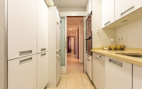 Antina Mar: Building, Cabinetry, Door, House, Wood, Exhaust Hood, Kitchen Appliance, Flooring, Countertop