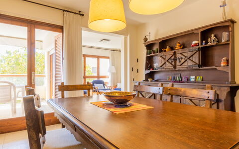 Antina Mar: Table, Furniture, Property, Cabinetry, Window, Countertop, Wood, Chair, Kitchen, Interior Design