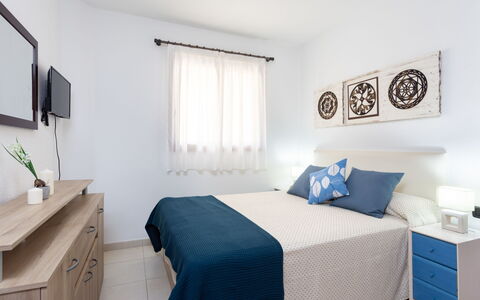 Sea View Drilasol: Furniture, Property, Window, Azure, Comfort, Wood, Table, Textile, Interior Design
