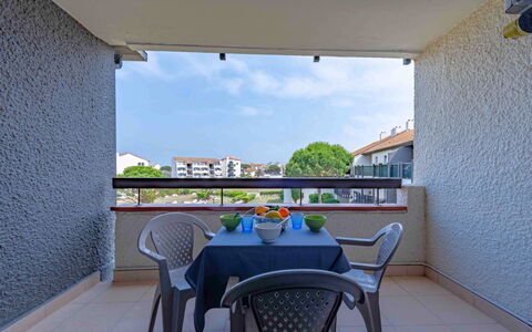 Le Barcarès 966: Apartment, Balcony
