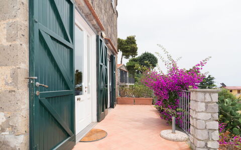 Garden House Li Galli: Plant, Flower, Building, Window, Door, Road Surface, Sky, House, Brickwork, Flowerpot