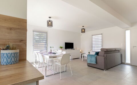 Vinci: Table, Furniture, Tableware, Property, Sky, Chair, Textile, Interior Design, Wood, Tree