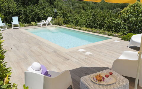 Villa Bougainvillea: Plant, Water, Property, Furniture, Swimming Pool, Building, Shade, Chair, Outdoor Furniture, Interior Design