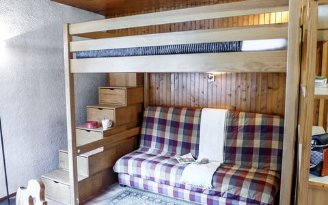 Chamonix 145: Furniture, Property, Wood, Interior Design, Pillow, Comfort, Drawer, Floor, Cabinetry, Hardwood
