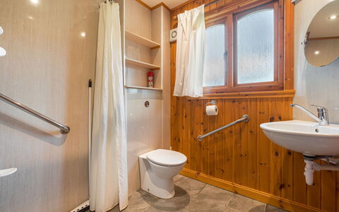 Balnain 3 Bed: Property, Sink, Mirror, Plumbing Fixture, Building, Tap, Bathroom, Bathroom Cabinet, Bathroom Sink, Cabinetry