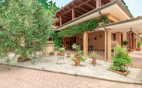 Villa Rosso Corbezzolo: Plant, Building, Sky, House, Vegetation, Land Lot, Cottage, Tree, Window, Urban Design