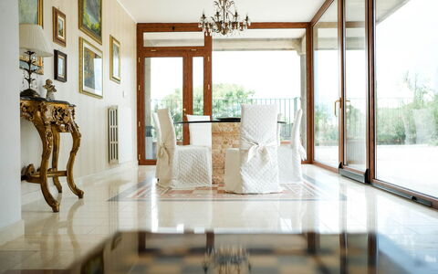 Residenza Thaulero: Building, Table, Wood, Living Room, Interior Design, Flooring, Floor, Picture Frame, Real Estate, Hardwood