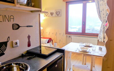 Le Bois du Bouchet 490.6: Room, Property, Kitchen, Countertop, Furniture, Interior Design, Cabinetry, House, Building, Home