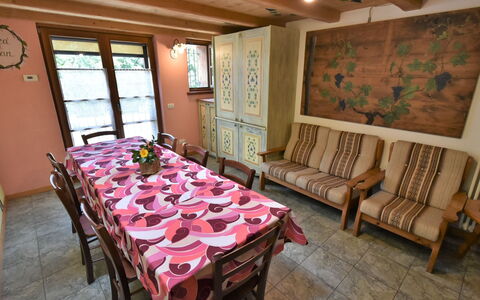 Chiavenna 100: Table, Furniture, Decoration, Building, Chair, Window, Tableware, House, Architecture, Interior Design