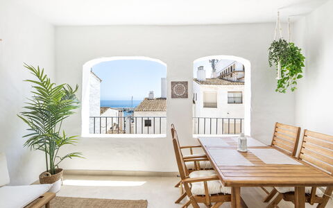 Puerto Banus Opq: Table, Plant, Furniture, Property, Building, Chair, Green, Rectangle, Wood, Interior Design