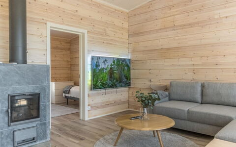 Villa Paatari: Waterway, Bank, Watercourse, Lake, Cottage, Forest, Channel, Reservoir, Log Cabin
