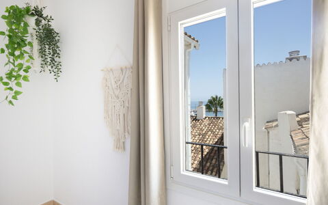Puerto Banus Opq: Plant, Window, Wood, Architecture, Interior Design, Shade, Floor, Houseplant, Building
