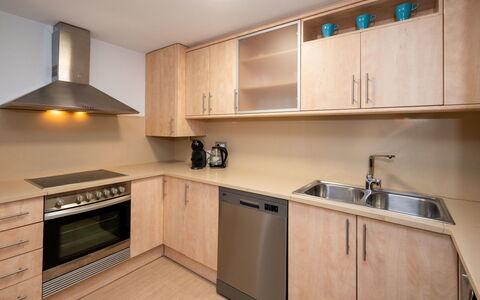 Ancora: Cabinetry, Countertop, Property, Kitchen Sink, Kitchen Stove, Kitchen, Sink, Wood, Kitchen Appliance, Lighting