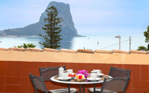 Calpe Calp 1117: Sky, Table, Furniture, Property, Chair, Water, Wood, Outdoor Furniture, Outdoor Table, Tree