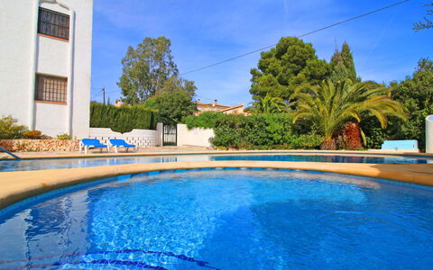 Calpe Calp 1100: Water, Sky, Plant, Cloud, Blue, Building, Azure, Swimming Pool, Body Of Water, Tree