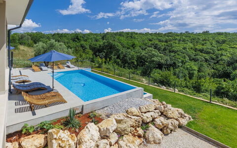 Villa Bella: Cloud, Sky, Swimming Pool, Azure, Plant, Water, Building, Land Lot, Outdoor Furniture, Shade