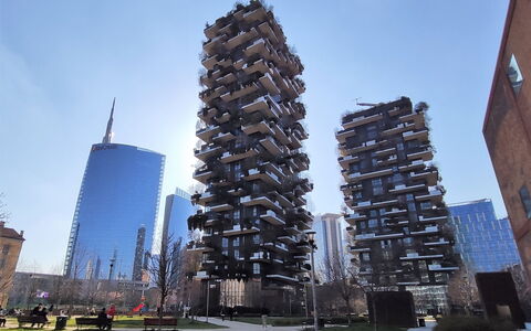 Fra Cristoforo Studio Apartment: Sky, Building, Daytime, Skyscraper, Tower Block, Plant, Urban Design, Condominium, World, Biome